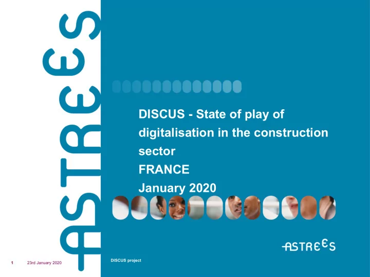 discus state of play of digitalisation in the
