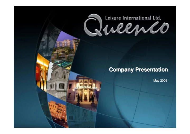 company presentation company presentation