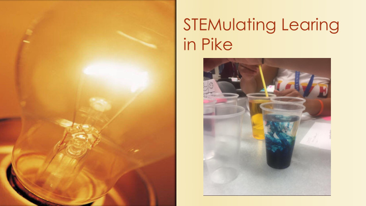 stemulating learing in pike professional learning