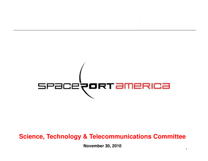 science technology telecommunications committee