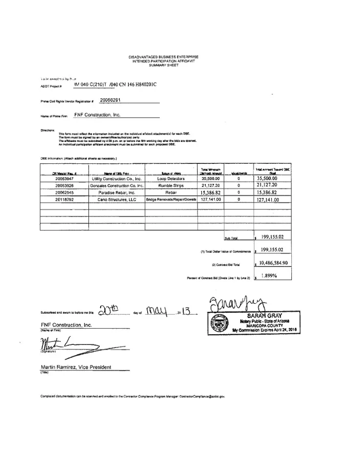 dbe info is now in database this shows all dbes approved