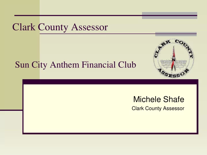 clark county assessor