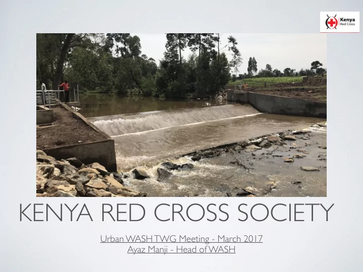 kenya red cross society