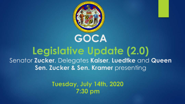goca legislative update 2 0