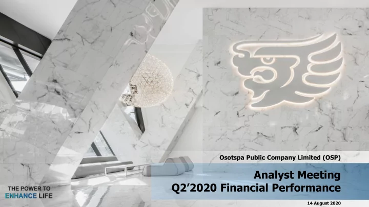 q2 2020 financial performance