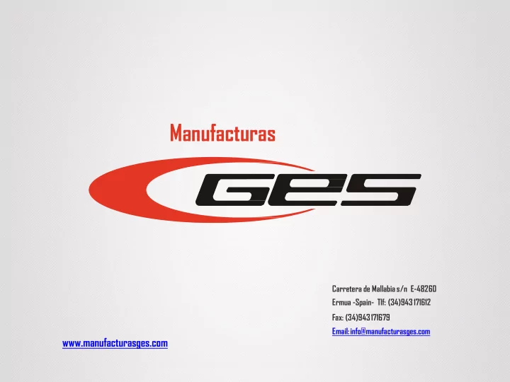 manufacturas