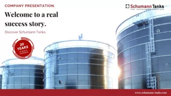 THE COMPANY  A 100% German company with more than 20 years of experience.  Mora than 65