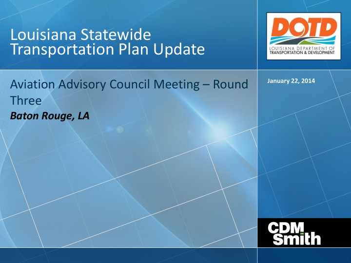louisiana statewide transportation plan update