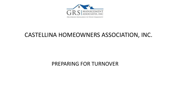 preparing for turnover understanding turnover turnover is