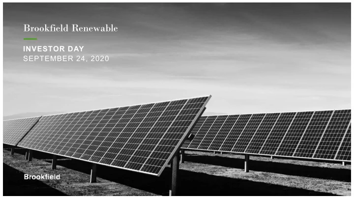 brookfield renewable