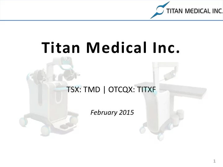 titan medical inc