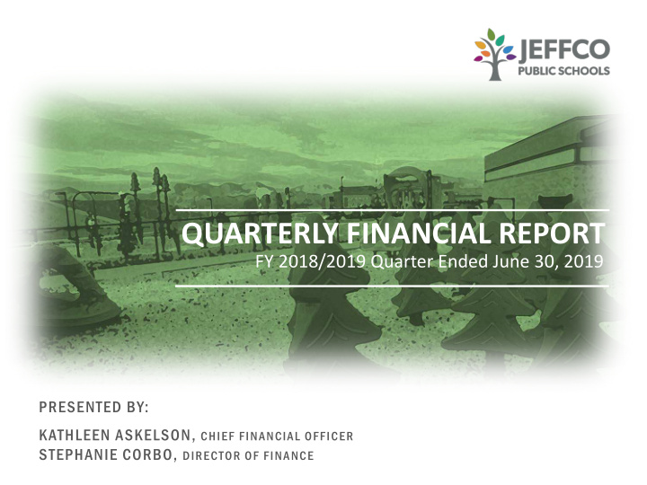 quarterly financial report