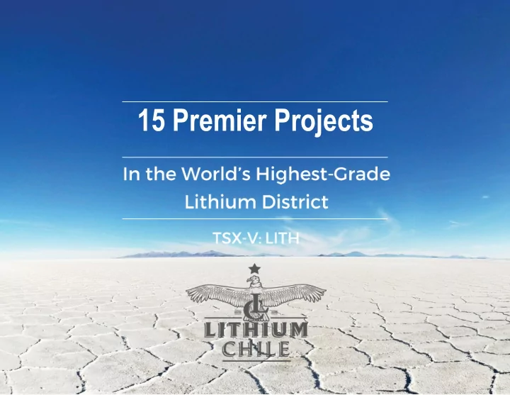 15 premier projects disclaimer inve vestment