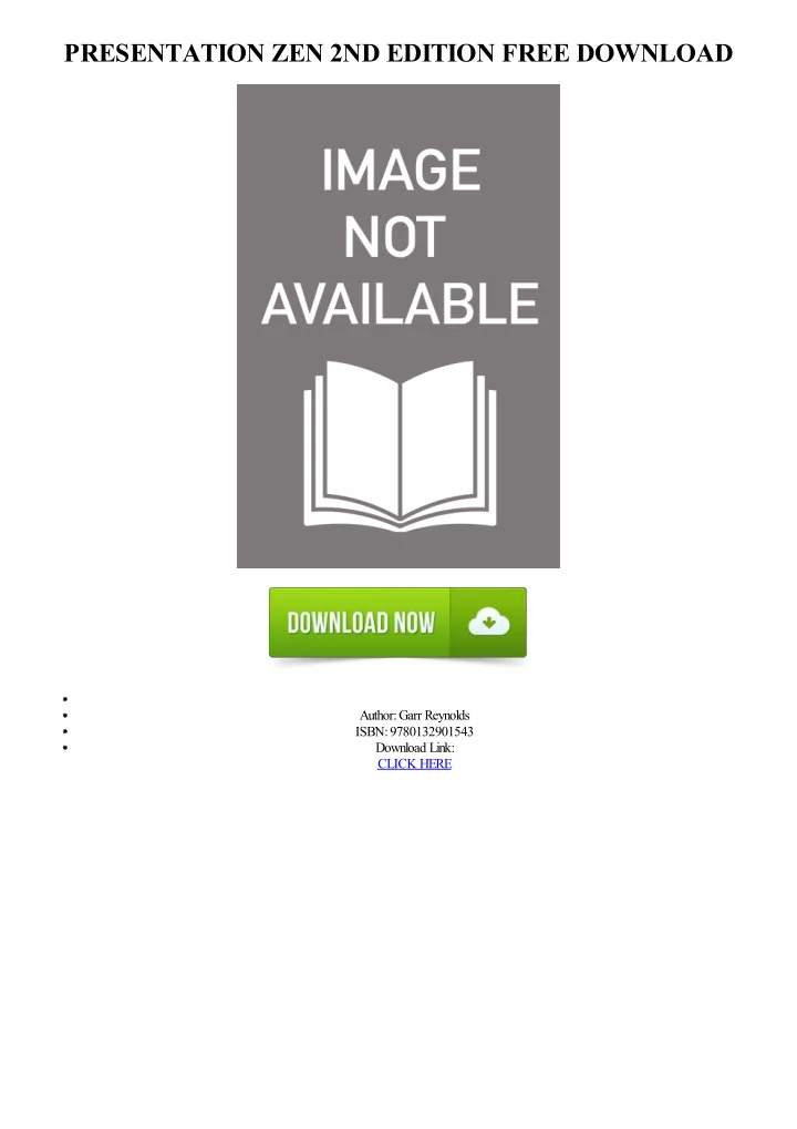 presentation zen 2nd edition free download