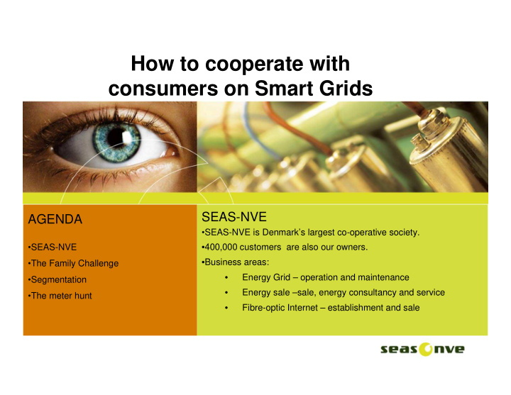 how to cooperate with consumers on smart grids