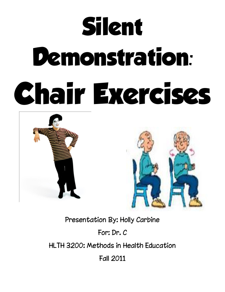 chair exercises