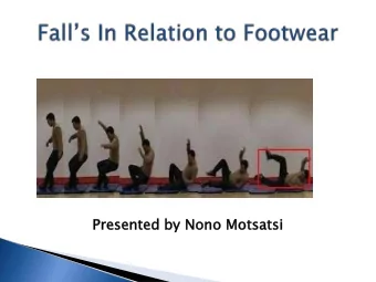 Pre  resented b  by N  Non  ono M  o Mots  otsatsi  Hence we all need to step up and prevent