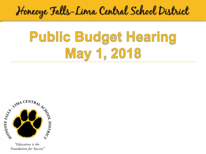 proposed budget 2018 2019