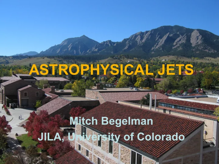 astrophysical jets