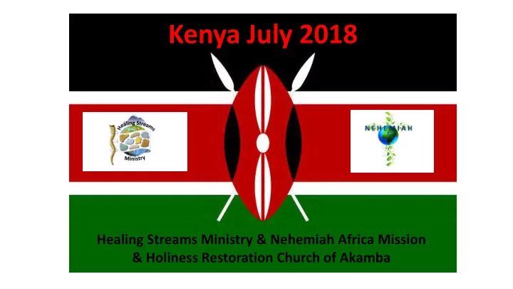 kenya july 2018