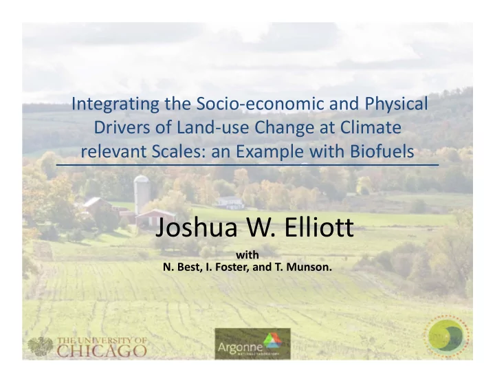 joshua w elliott