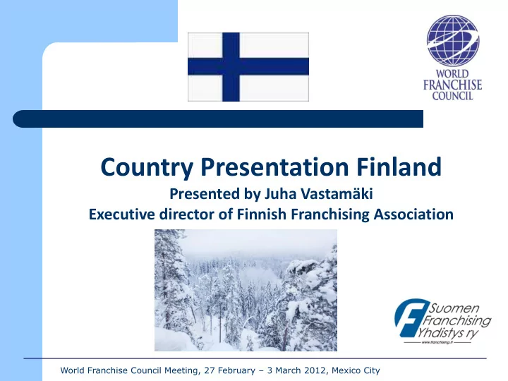 country presentation finland