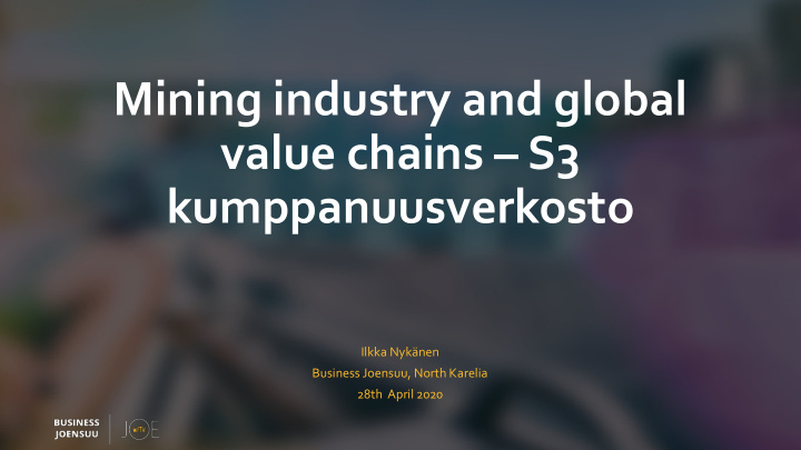mining industry and global value chains s3