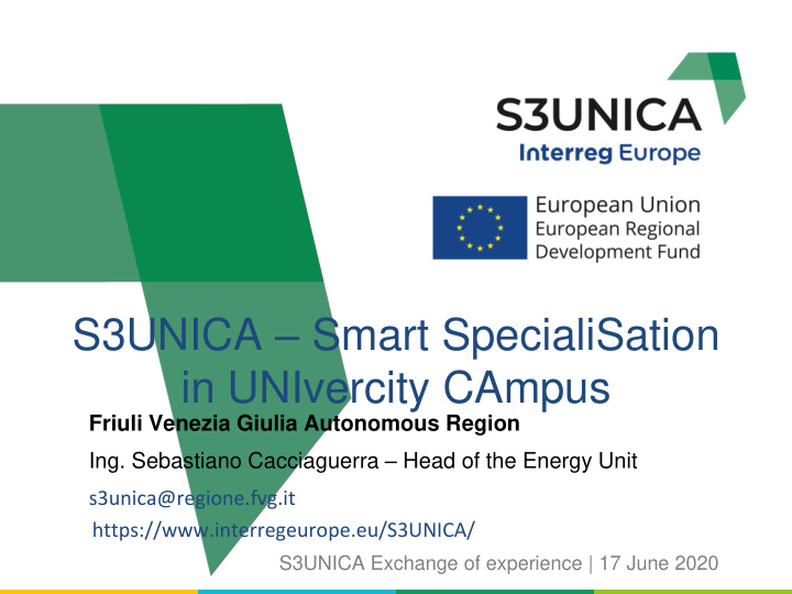s3unica smart specialisation