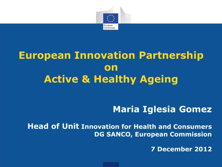 active healthy ageing