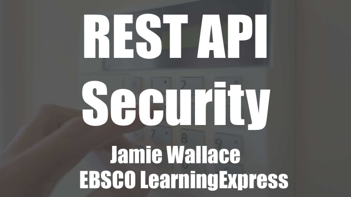 rest api security