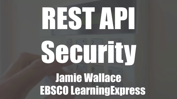rest api security