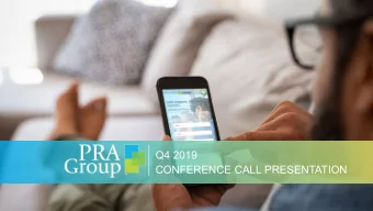 Q4 2019  CONFERENCE CALL PRESENTATION  1  Statements herein, other than statements of historical