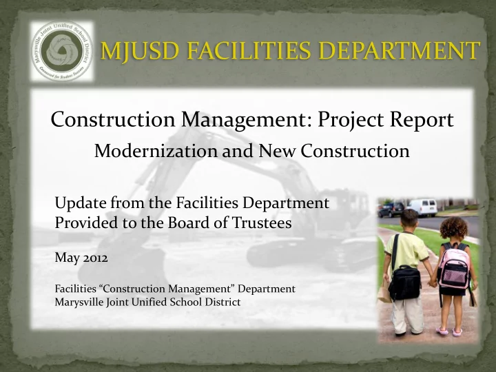 mjusd facilities department