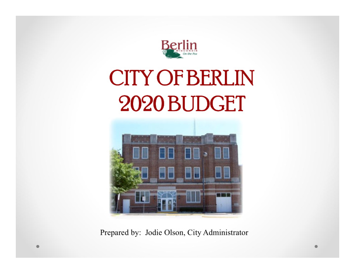 city of berlin 2020 budget