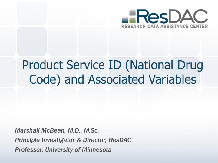 product service id national drug code and associated