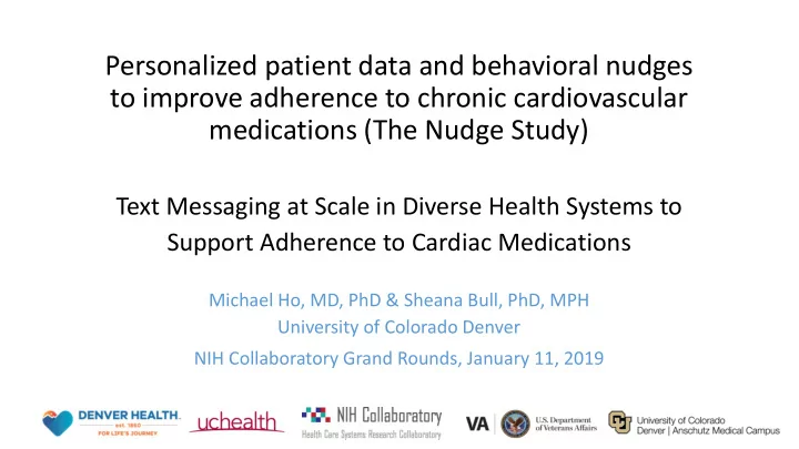 to improve adherence to chronic cardiovascular