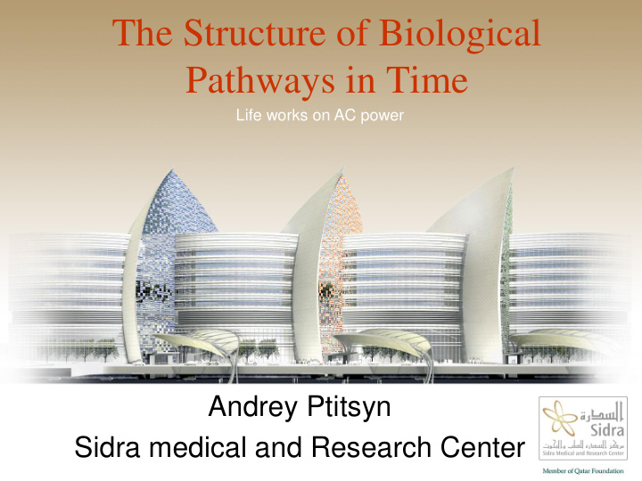 andrey ptitsyn sidra medical and research center