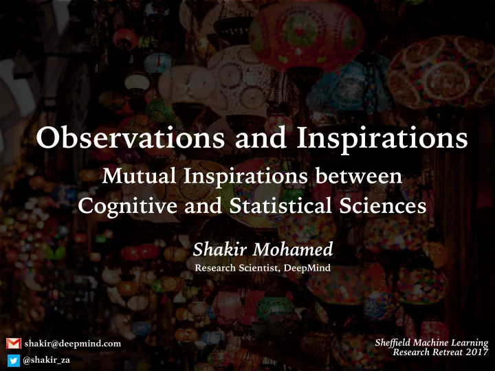 observations and inspirations