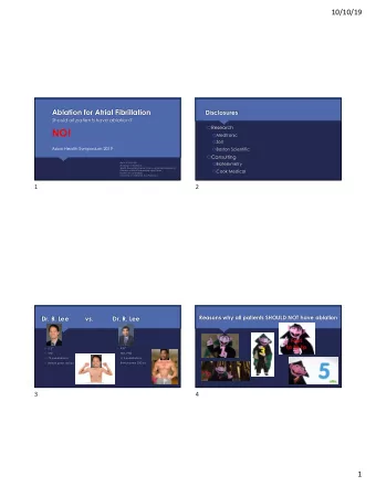 NO!  Medtronic  Zoll  Asian Health Symposium 2019  Boston Scientific  Consulting