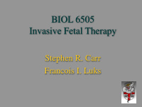 invasive fetal therapy