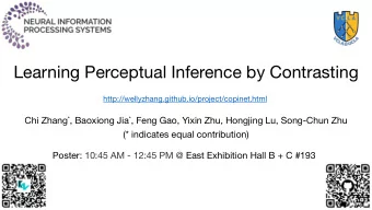 Learning Perceptual Inference by Contrasting  http://wellyzhang.github.io/project/copinet.html Chi