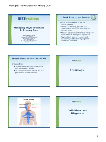 Physiology  Your medical assistant advises you to be  prepared for multiple concerns  Definitions