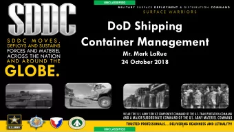 GLOBE.  WE ARE THE U.S. ARMY SERVICE COMPONENT COMMAND OF THE U.S. TRANSPORTATION COMMAND  AND A