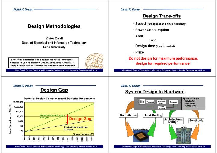 design methodologies