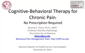 Roll Tide!  Disclosure  The presenter has no conflicts to disclose.  Objectives:  1.