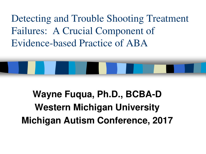 evidence based practice of aba