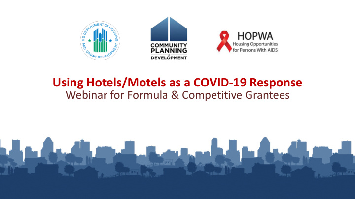 using hotels motels as a covid 19 response