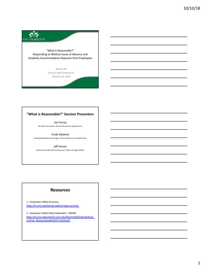 resources