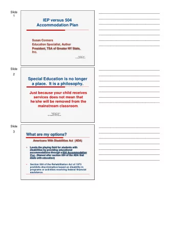 Accommodation Plan  ___________________________________  ___________________________________