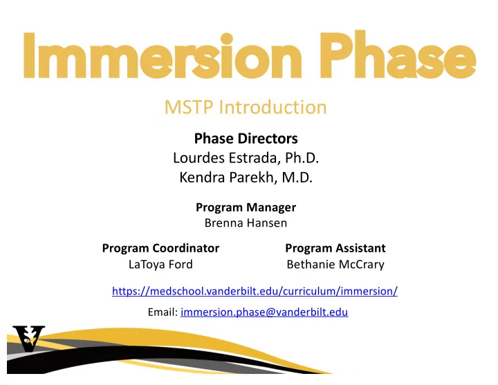 immer immersion sion ph phase se